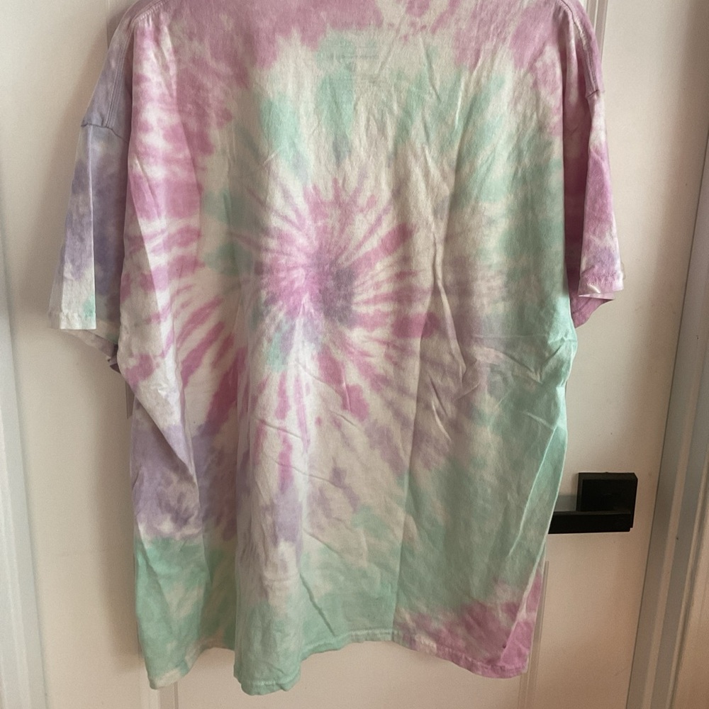 Def Leppard - High n Dry Short Sleeve Shirt - Multicolor Tie Dye - Size X-Large - Picture 5 of 11